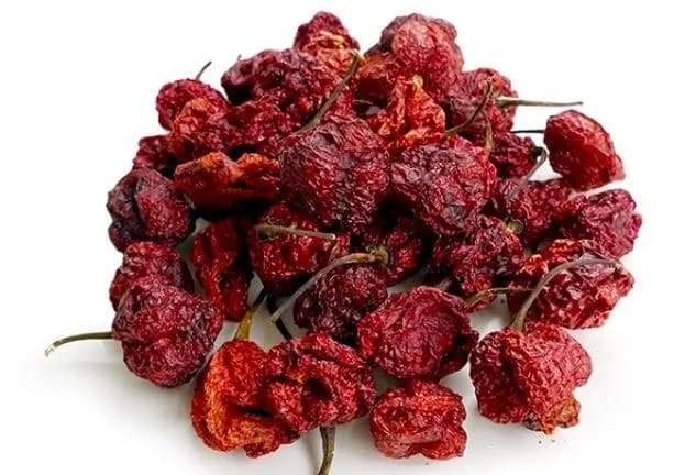 Carolina Reaper Dried Pods (1.8 million - 2.2million Scoville Heat units)